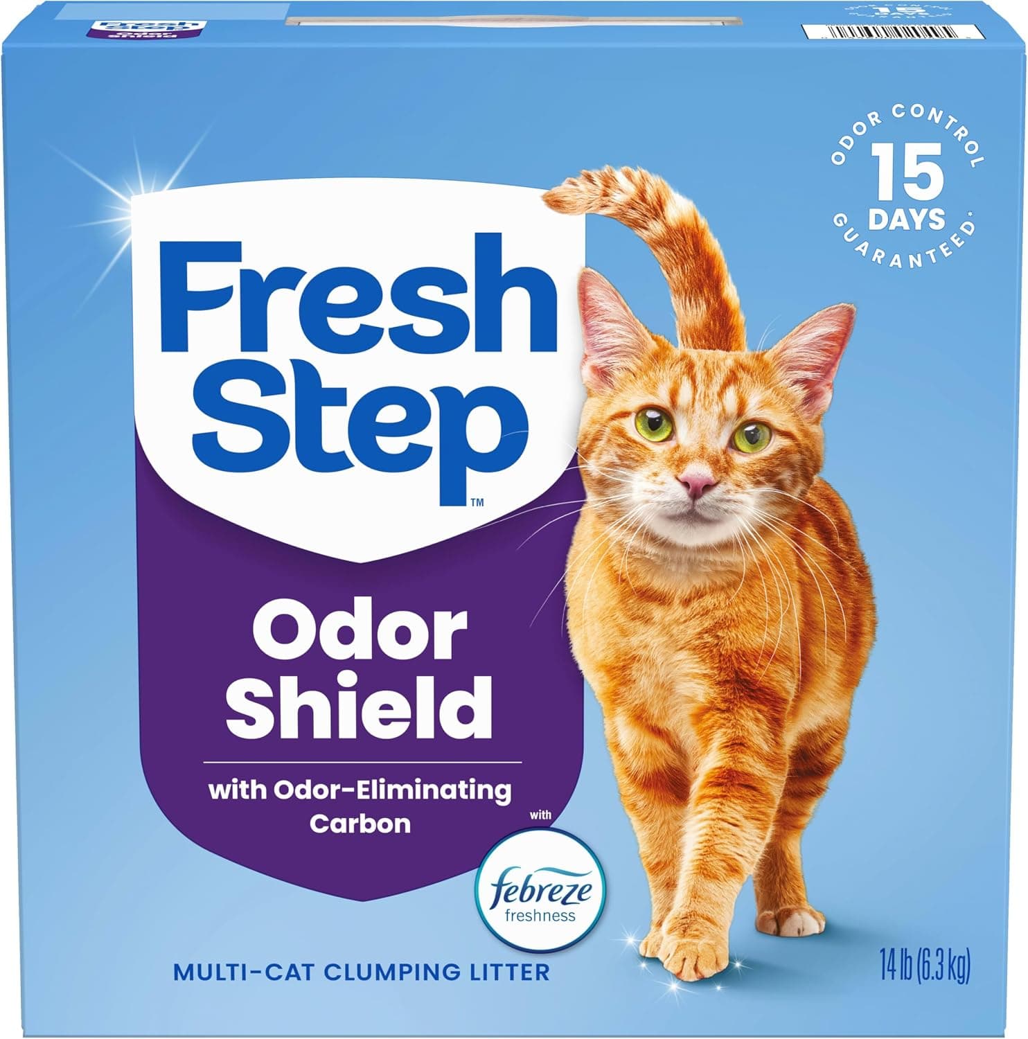 Official product photo of Fresh Step Odor Shield multi-cat clumping litter