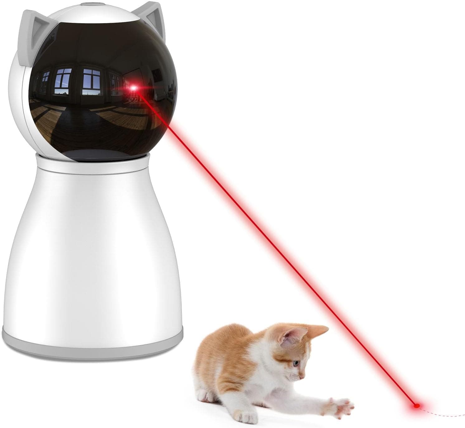 Official product photo of the YVE LIFE automatic laser cat toy